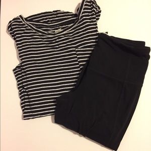 •Striped Hollister T-Shirt•